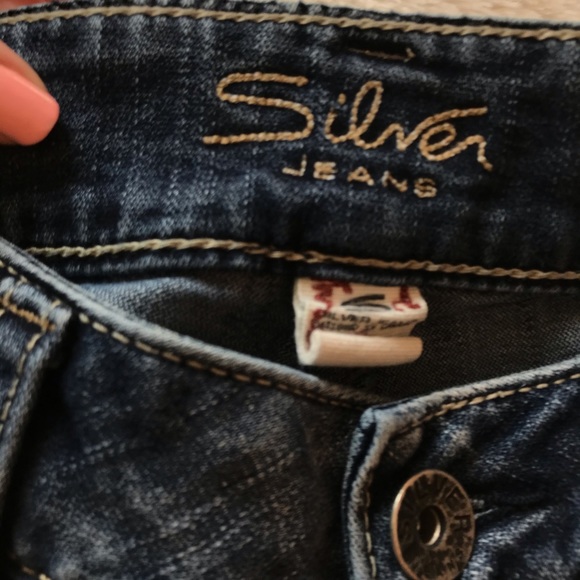 Silver boot cut jeans size 30 - Picture 3 of 7